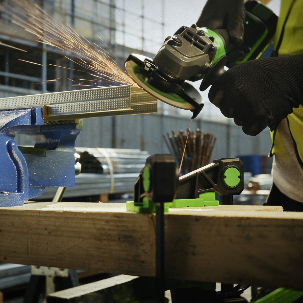 Rikä RK40 40V 125mm (5in) Cordless Braking Angle Grinder | Brushless Motor | Body Only